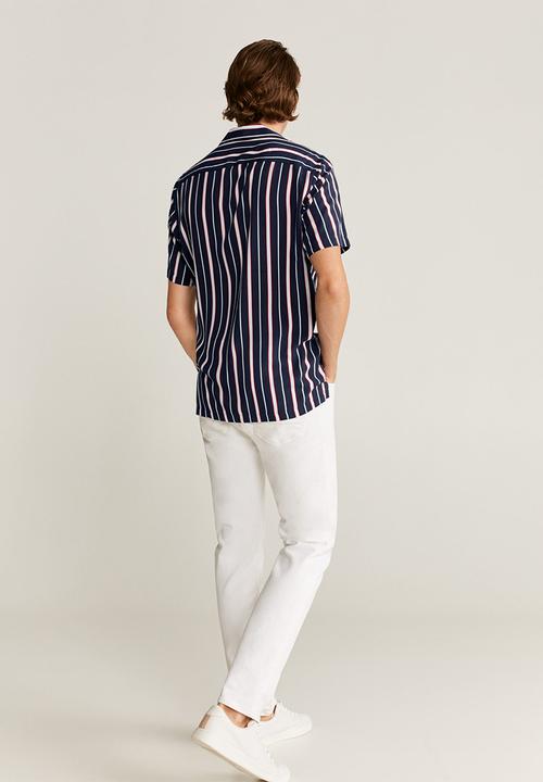 MANGO - Teka shirt - navy