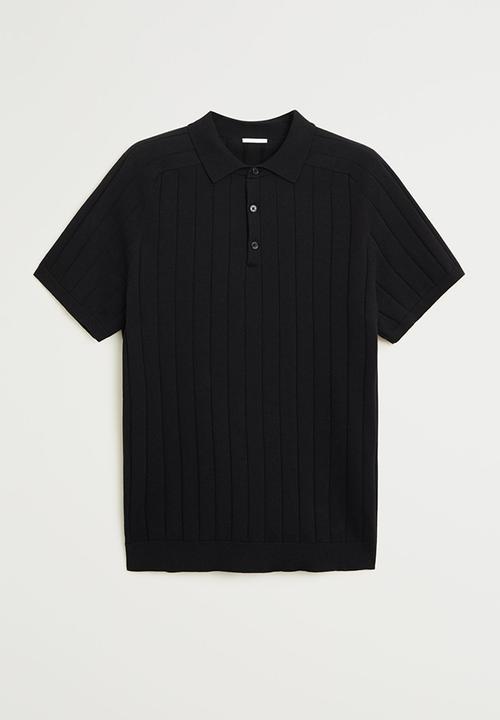 MANGO - Riga polo - black