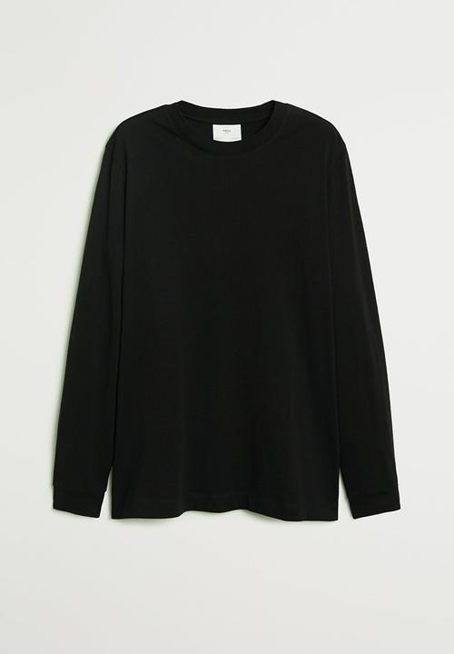MANGO - Gareth T-shirt - black