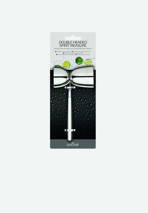 Barcraft - Stainless steel double jigger - silver 