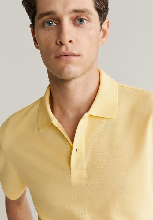 MANGO - Rea polo - yellow
