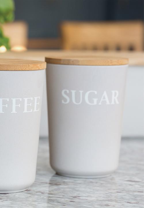 Kitchen Craft - Eco-friendly bamboo fibre storage canisters - sugar
