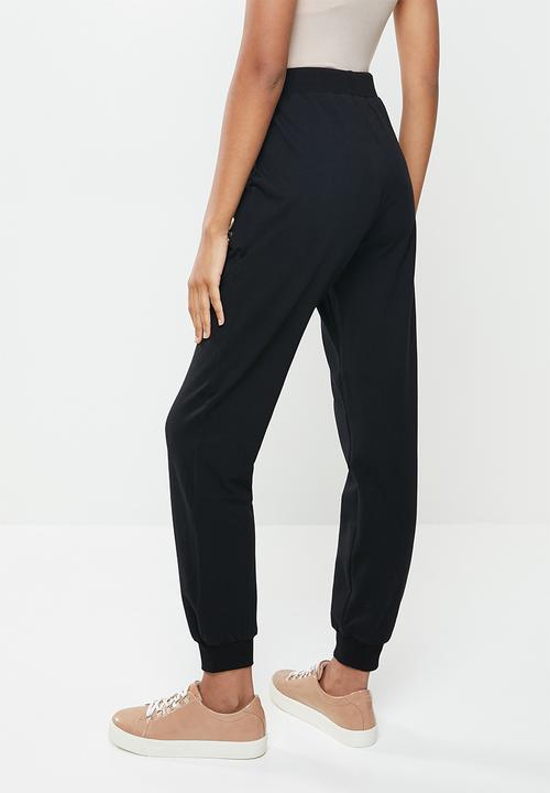 SISSY BOY - Regina: sweatpants with sb logo - black