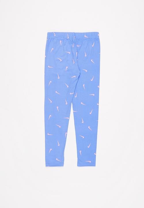 Nike - Nike nsw swooshfetti legging - blue