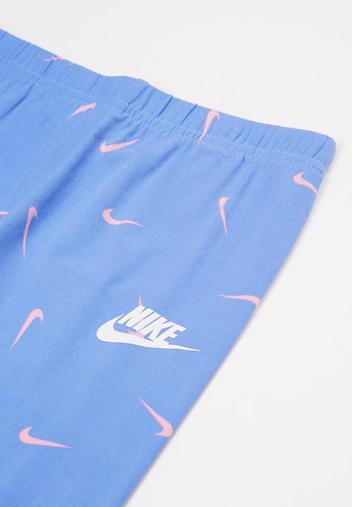 Nike - Nike nsw swooshfetti legging - blue