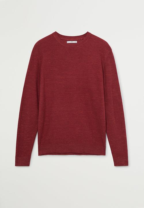 MANGO - Antigua sweater - red