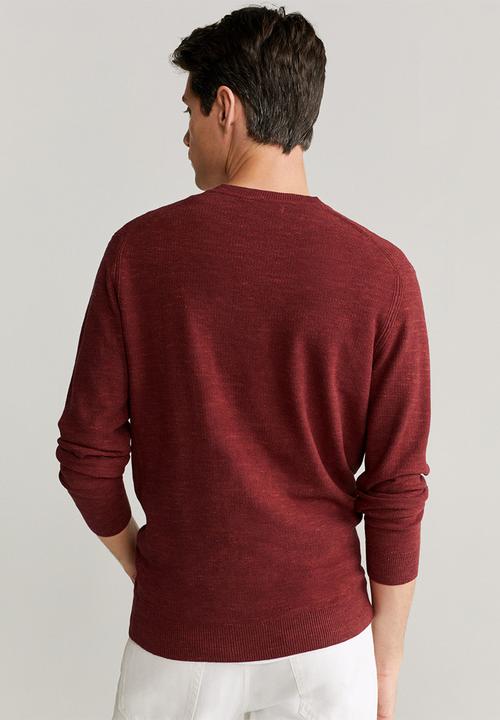 MANGO - Antigua sweater - red