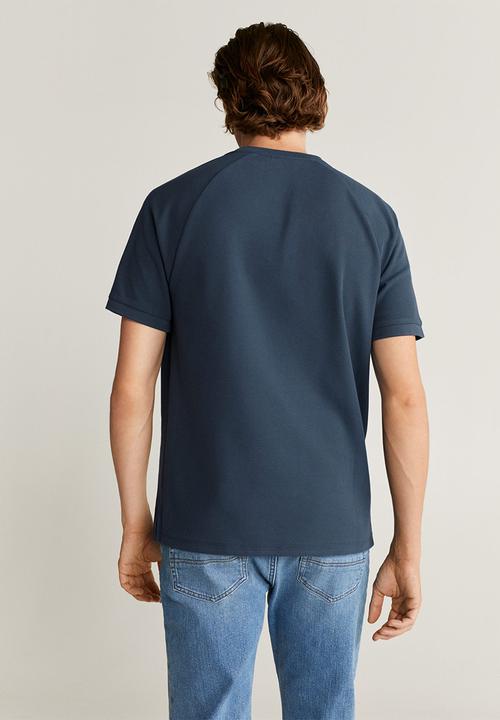 MANGO - Eudor T-shirt - blue