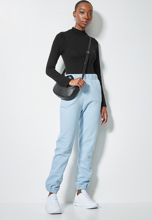 Superbalist - 2-pack viscose funnel neck bodysuit - black & white