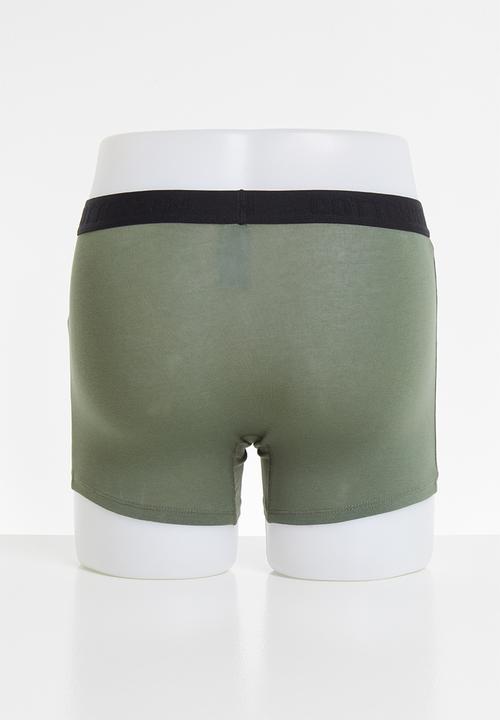 Cotton On - Mens trunks - green & black