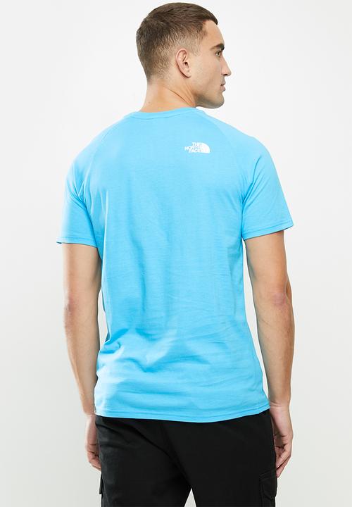 The North Face - Short sleeve raglan redbox tee - blue