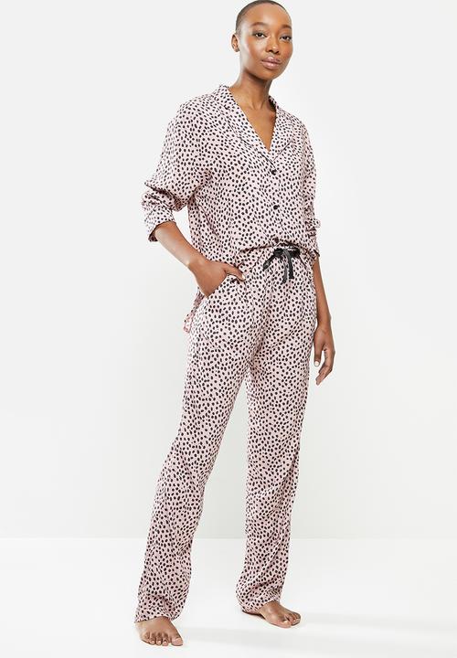 Superbalist - Sleep shirt & pants set - pink 