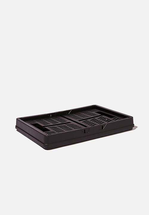 Typo - Midi foldable storage - black