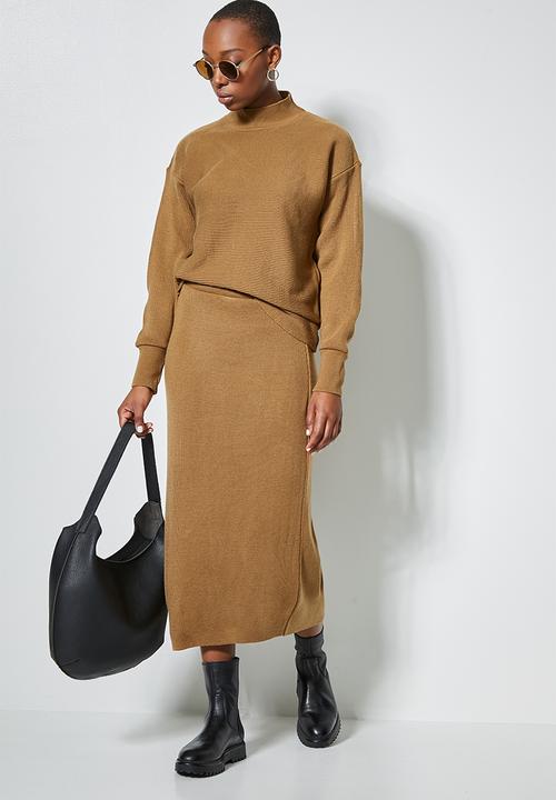 Superbalist - Bodycon skirt - tan