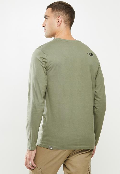 The North Face - Long sleeve image ideals tee - green
