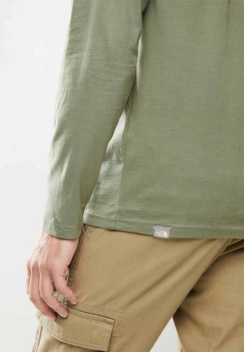 The North Face - Long sleeve image ideals tee - green