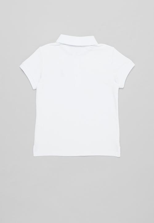 POLO - Girls nina ss golfer - white