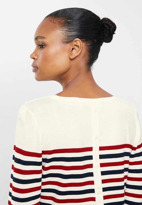 Vero Moda - Lacole 3/4 button back knit - multi