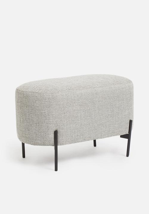 Sixth Floor - Parc ottoman - grey 