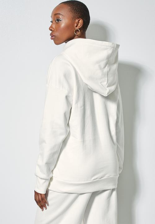 Superbalist - Longline hoodie - off white 