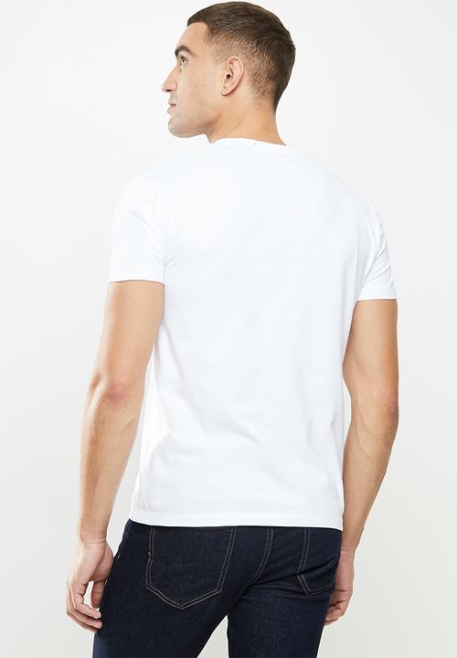 Superdry. - Ol vintage emb tee - white 
