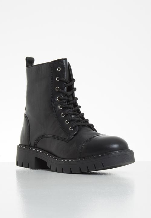 ALDO - Gwemma leather boot - black