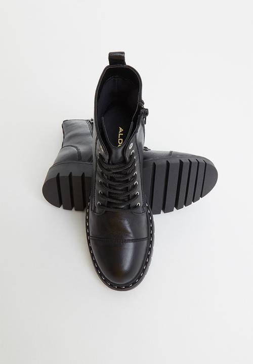 ALDO - Gwemma leather boot - black