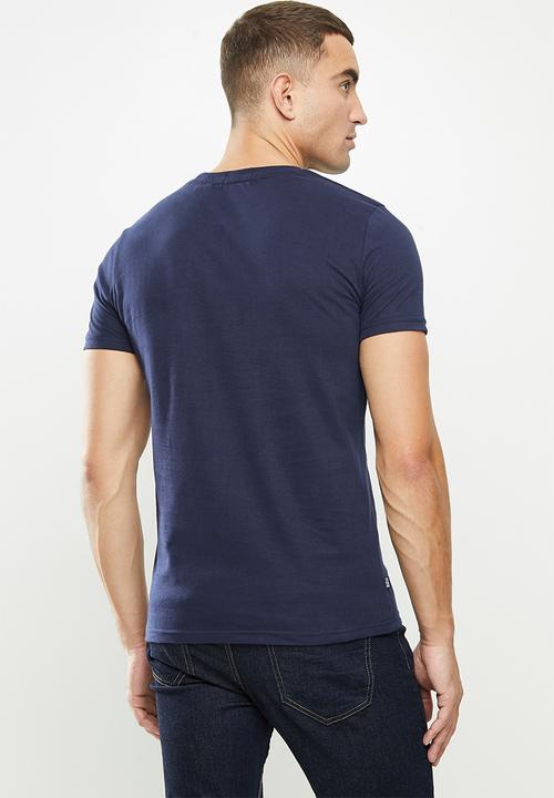 Superdry. - Ol vintage emb tee - navy
