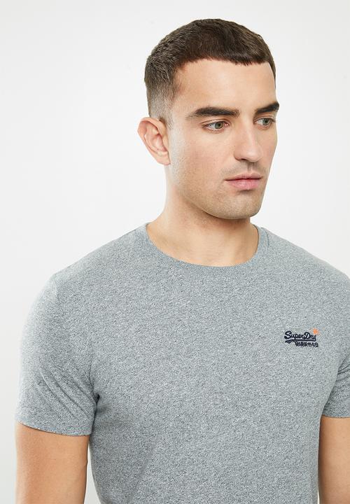 Superdry. - Ol vintage emb tee - grey 