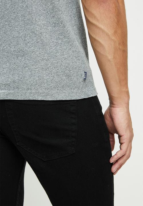 Superdry. - Ol vintage emb tee - grey 