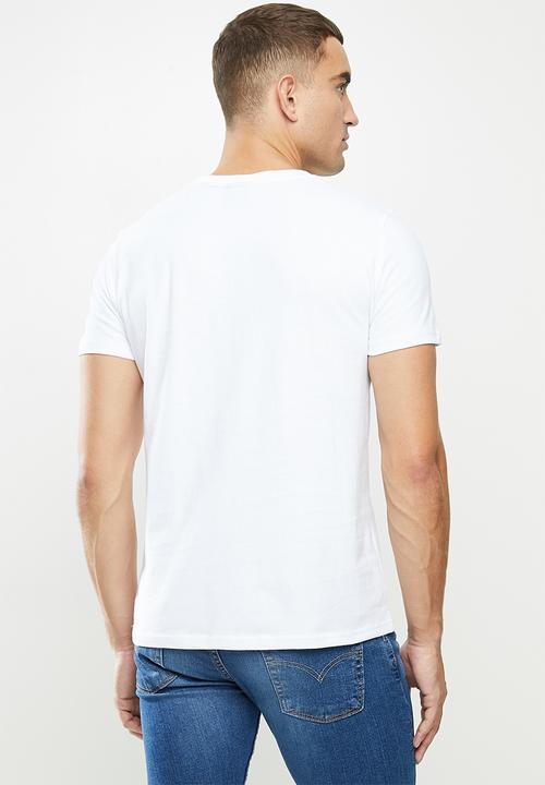 Superdry. - Cl ns tee - white 