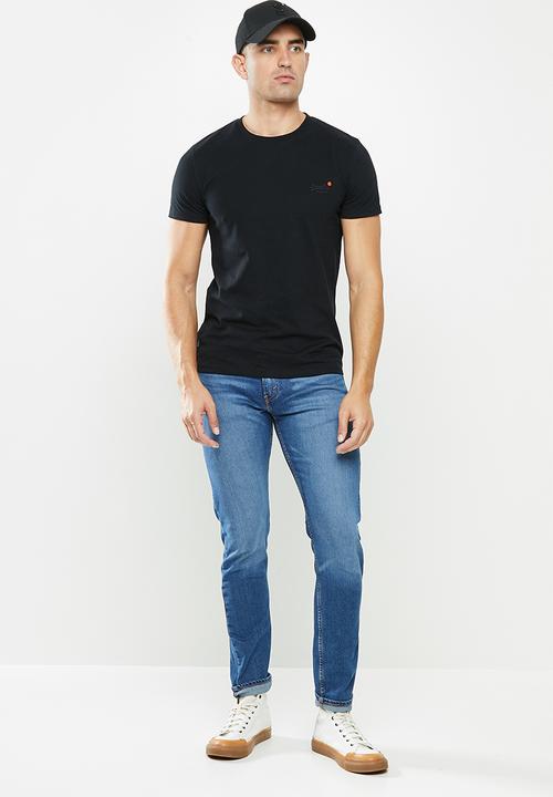 Superdry. - Ol vintage emb tee - black