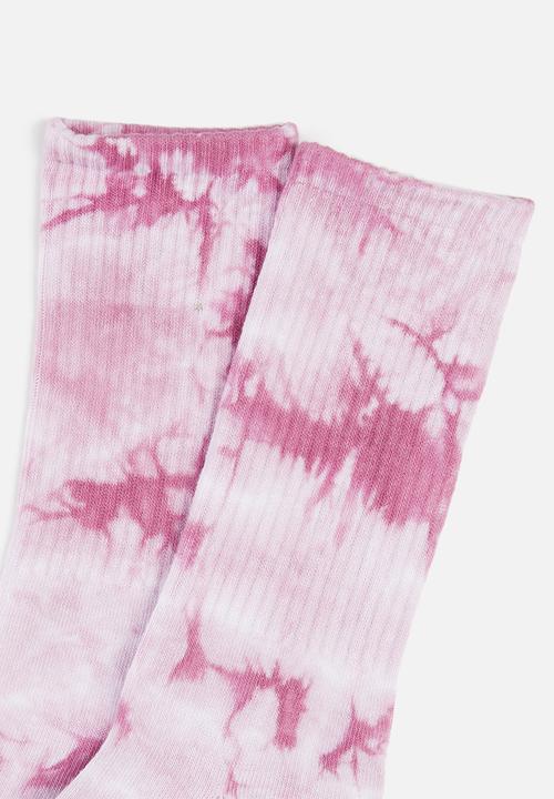 Factorie - Retro ribbed socks - purple