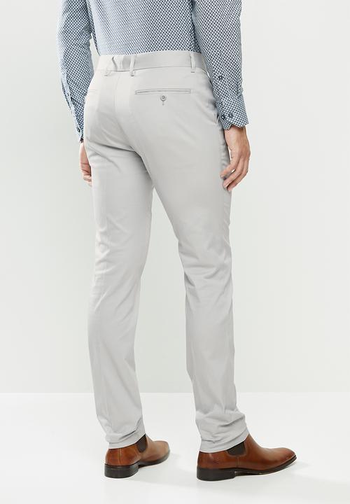 POLO - Mens clayton slim fit formal chino - grey