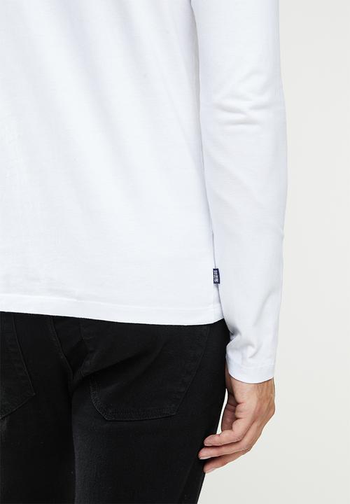 Superdry. - Ol vintage emb ls top - white