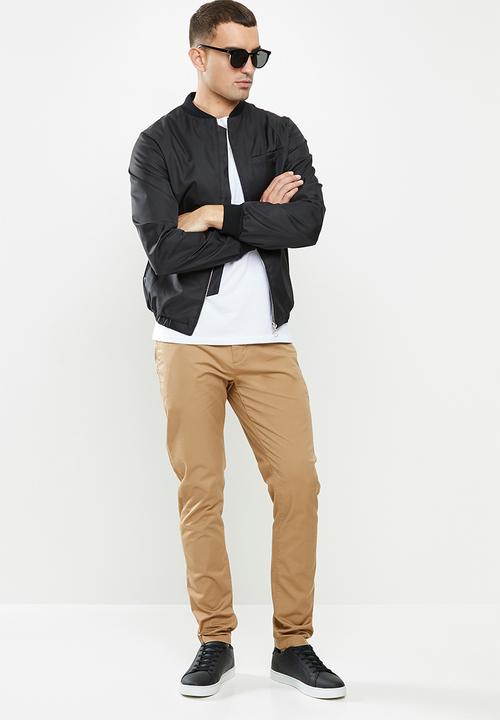 GUESS - Fashion chino pant - brown