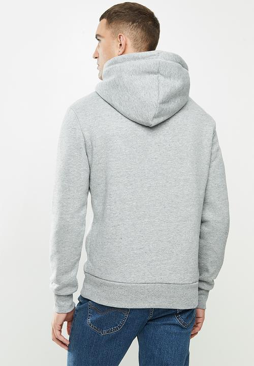 Superdry. - Ol classic hood - grey 