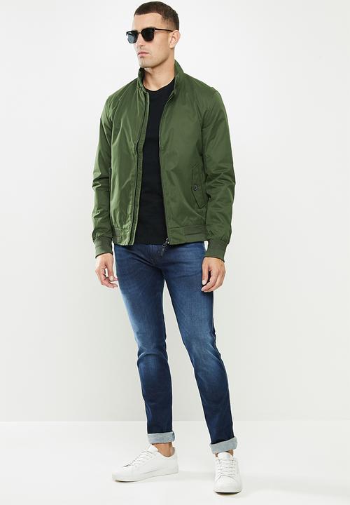 Superdry. - Iconic harrington - olive