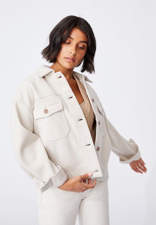 Cotton On - The trucker shacket - natural