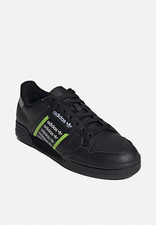 adidas Originals - Continental 80 - core black/team solar green/ftwr white