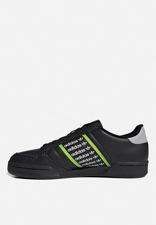 adidas Originals - Continental 80 - core black/team solar green/ftwr white