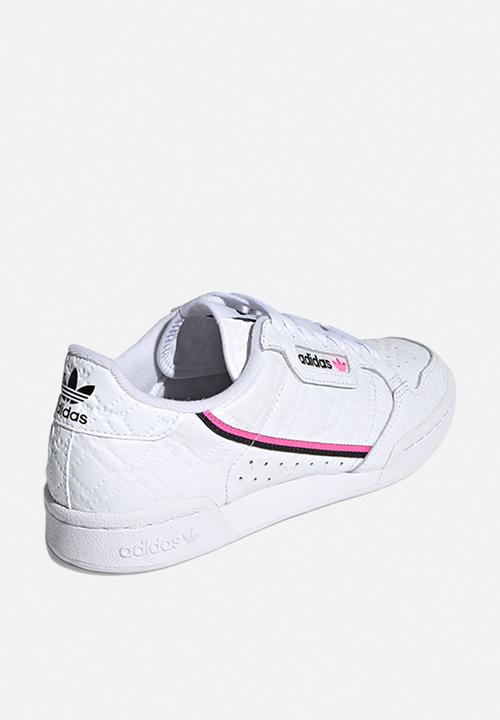 adidas Originals - Continental 80 w - crystal white/screaming pink/core black
