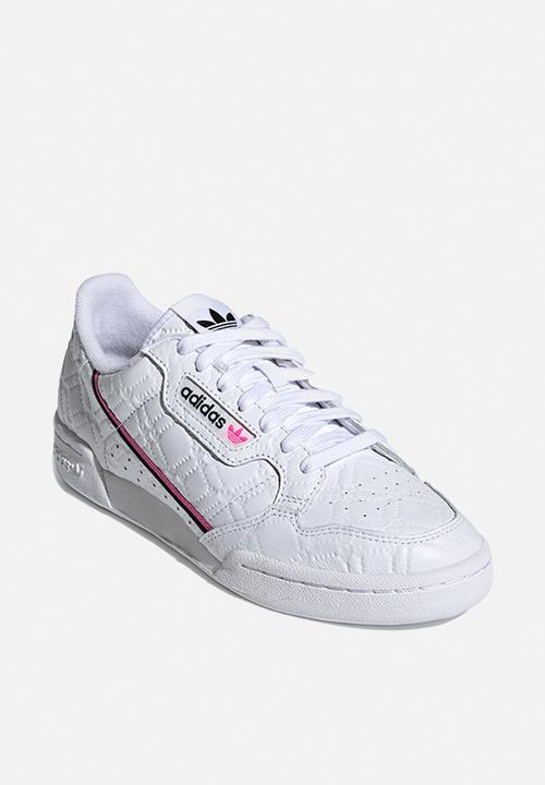 adidas Originals - Continental 80 w - crystal white/screaming pink/core black