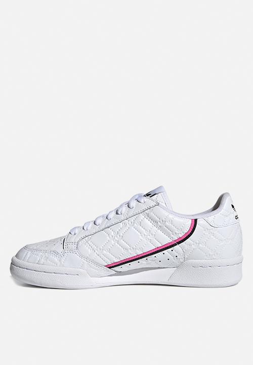 adidas Originals - Continental 80 w - crystal white/screaming pink/core black
