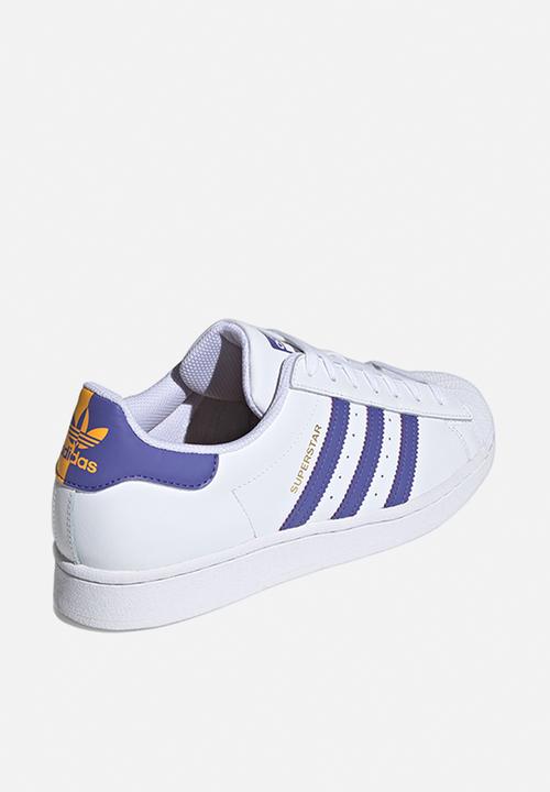 adidas Originals - Superstar - ftwr white/purple/gold met.