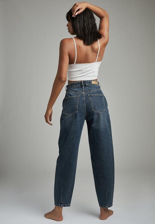 Cotton On - Slouch mom jean - southside blue