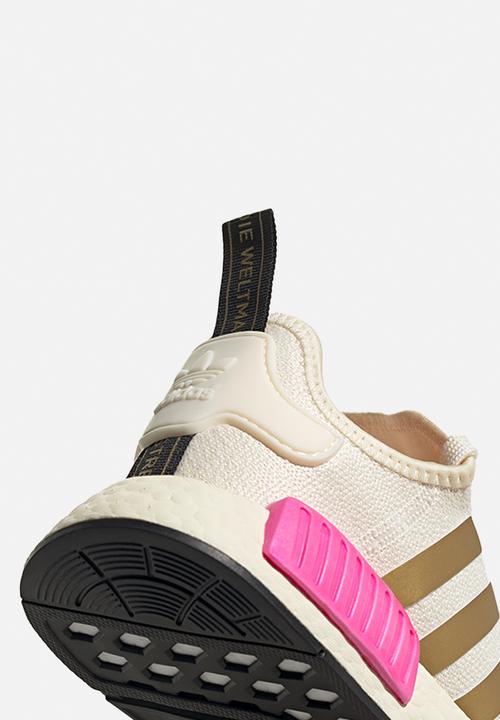 adidas Originals - Nmd_r1 w - cream white/gold met./screaming pink