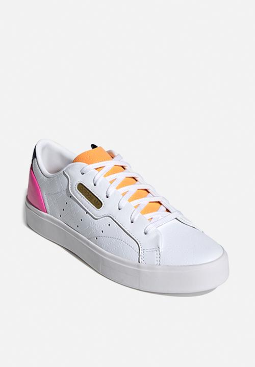 adidas Originals - Adidas sleek w - ftwr white/hazy orange/screaming pink