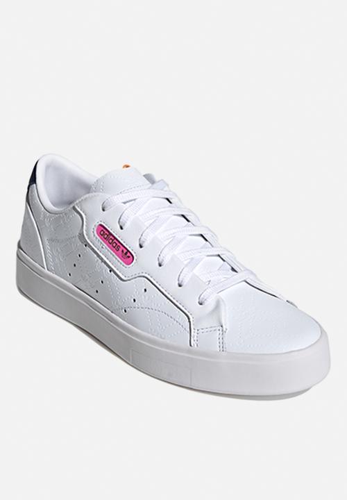adidas Originals - Adidas sleek w - ftwr white/crew navy/screaming pink