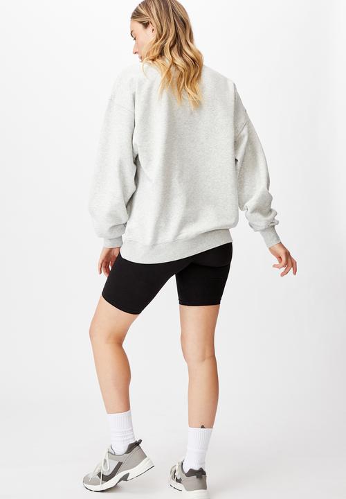Cotton On - Classic crew - light grey marle